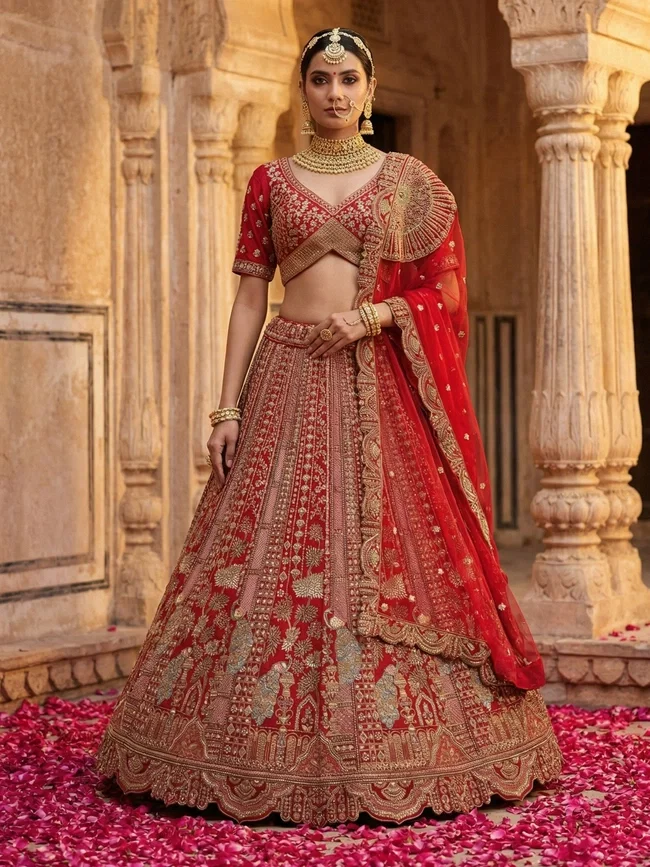 Pc Belina 104 Silk With Soft Net Dupatta Lehenga Collection
