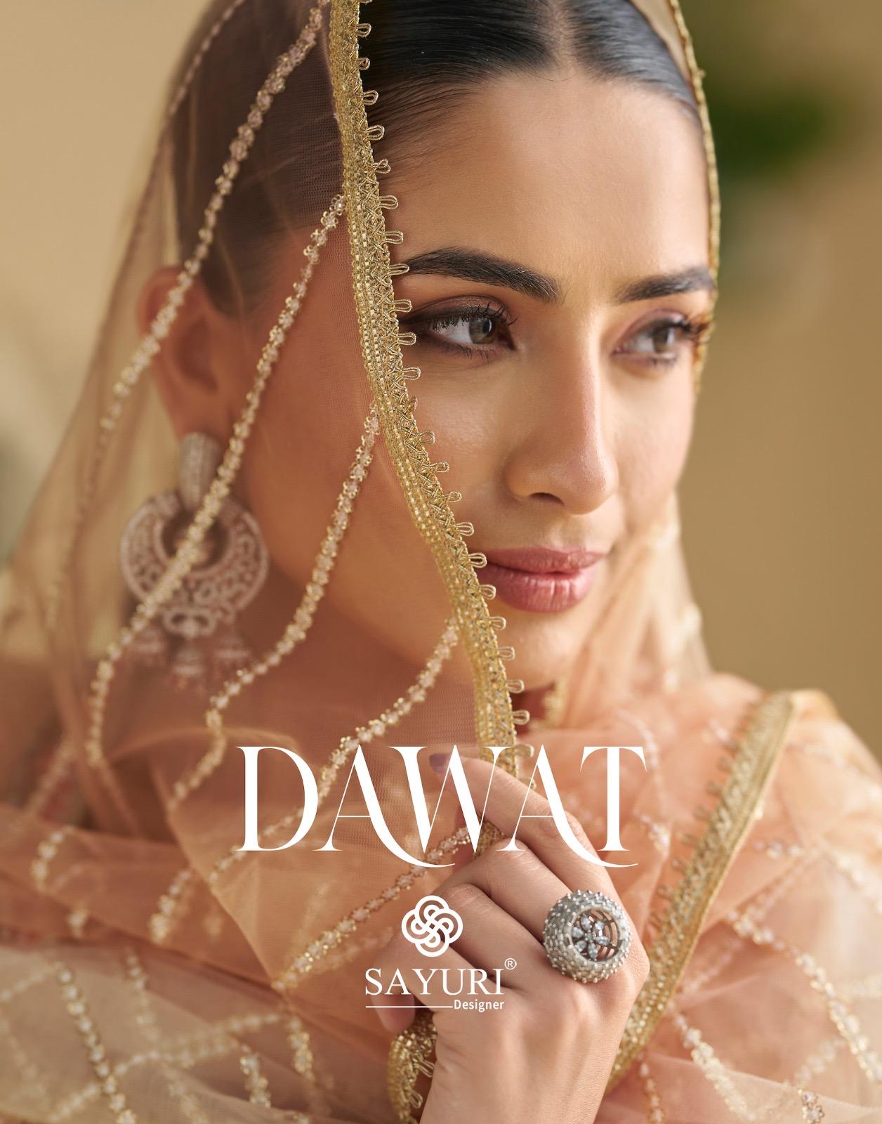 Sayuri Dawat Georgette With Embroidered Gown And Dupatta Collection