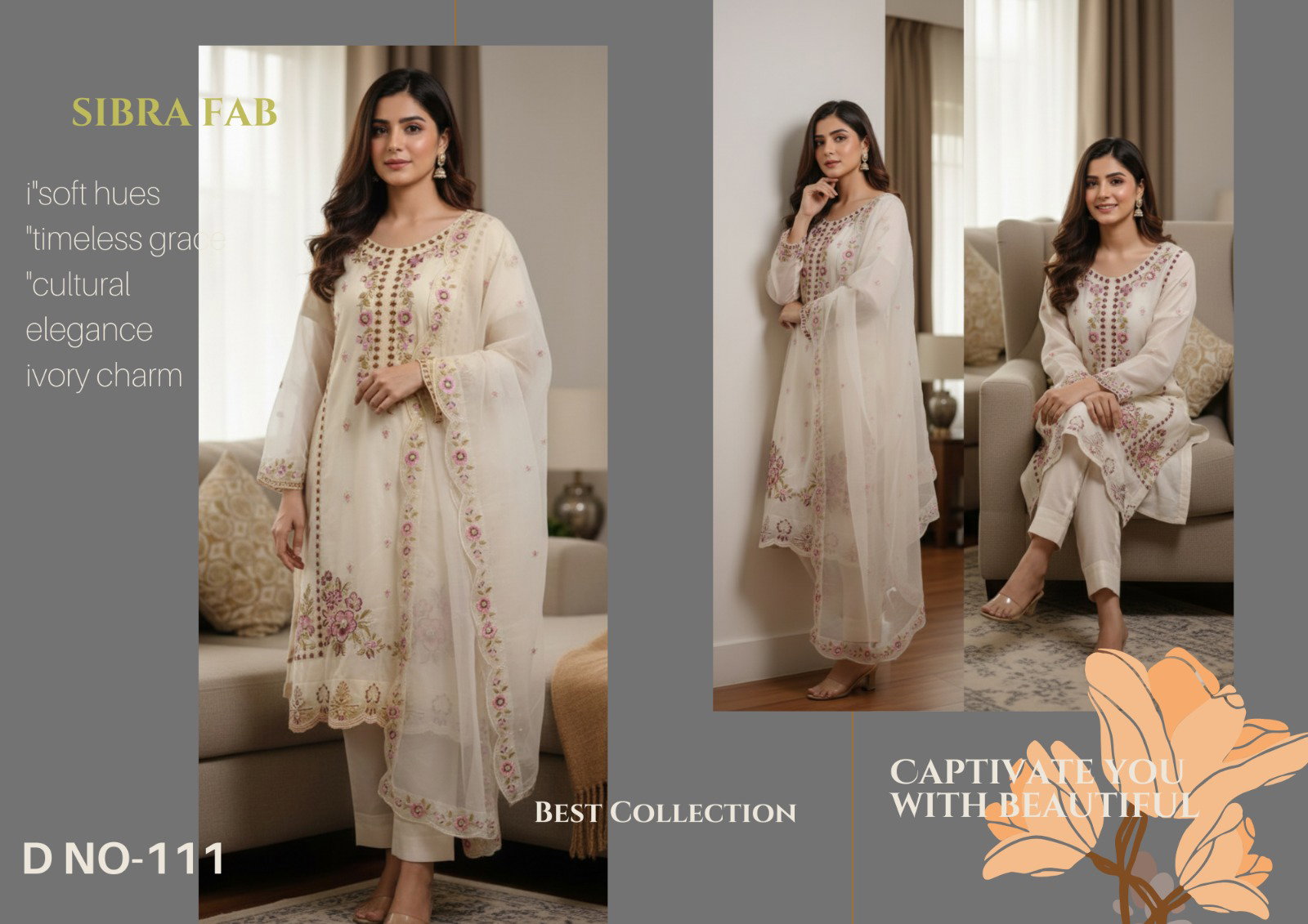 Sibra Aiyra Vol 1 Heavy Organza Kurti And Bottom Dupatta Collection