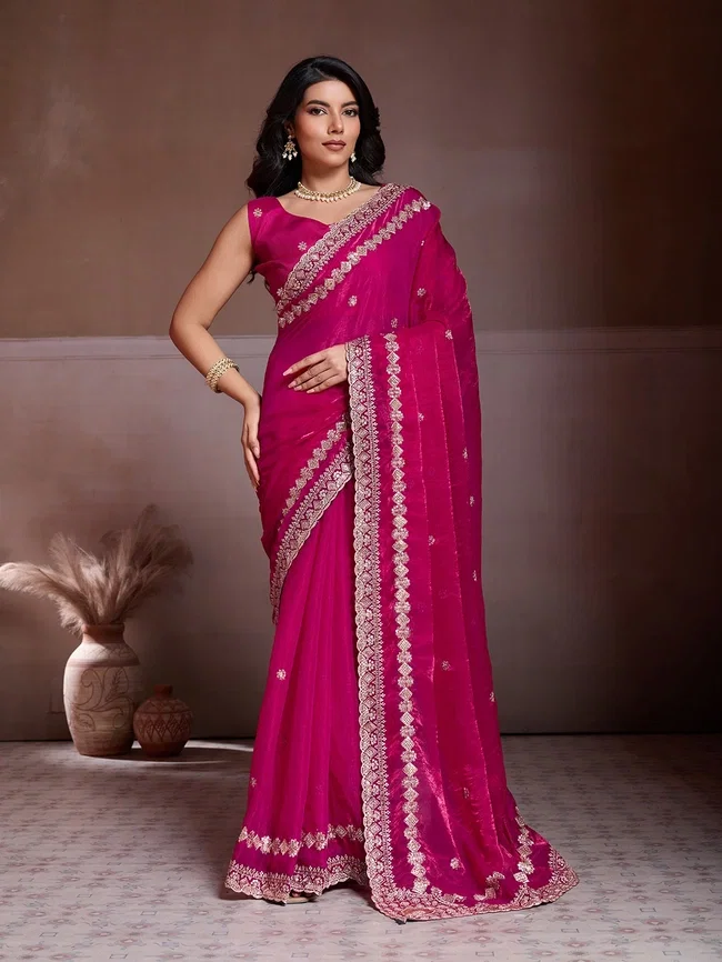 Viv Amruta Frendy Chiffon Sarees