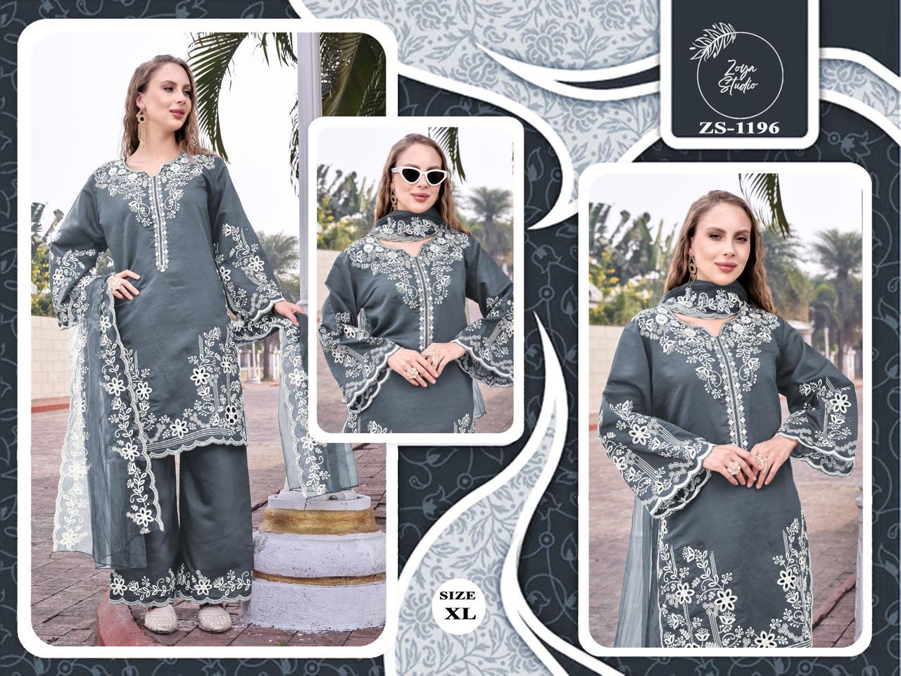 Zoya Studio Launch Special Roman Silk Pakistani Suit Collection 