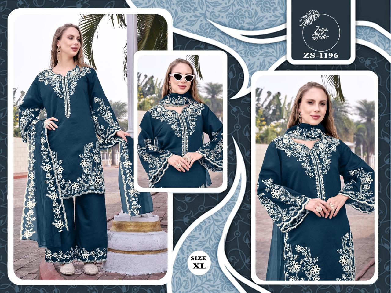 Zoya Studio Launch Special Roman Silk Pakistani Suit Collection 
