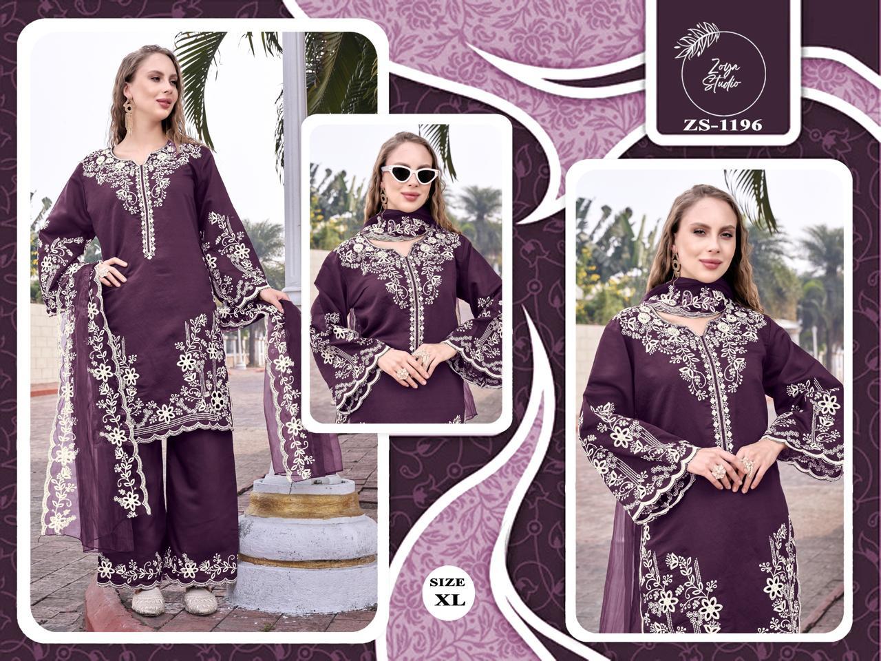 Zoya Studio Launch Special Roman Silk Pakistani Suit Collection 