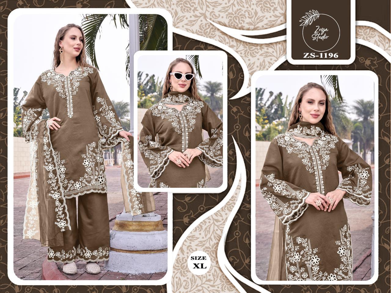 Zoya Studio Launch Special Roman Silk Pakistani Suit Collection 