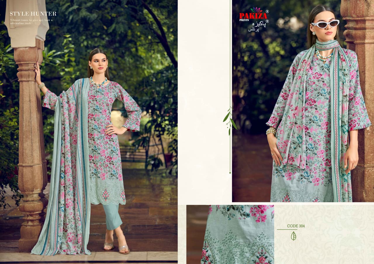 Pakiza Nawazish Vol 3 Lawn Cotton Printed Dress Material Collection