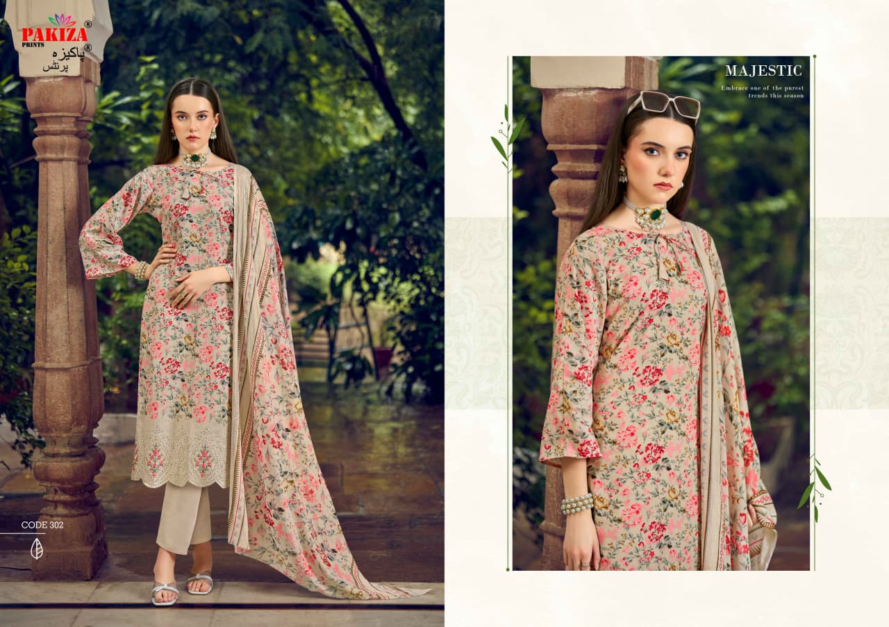 Pakiza Nawazish Vol 3 Lawn Cotton Printed Dress Material Collection