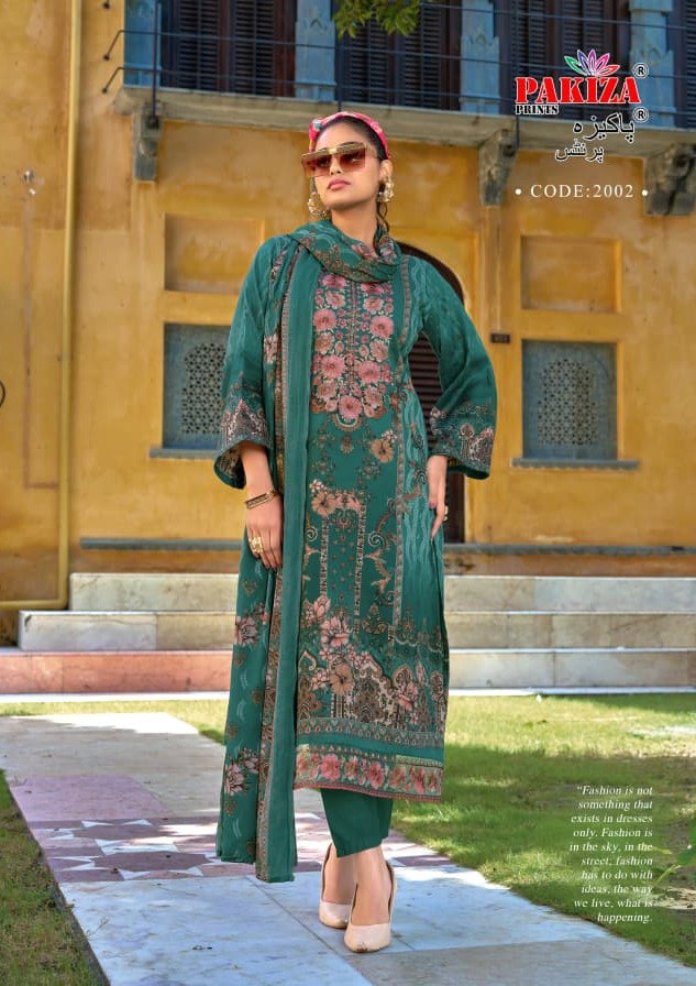 Pakiza Farmaish Vol 2 Jam Satin Printed Dress Material Collection