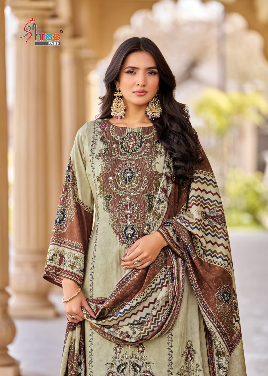 Shree Kt 318 Viscose Maslin Digital Printed Pakistani Salwar Kameez