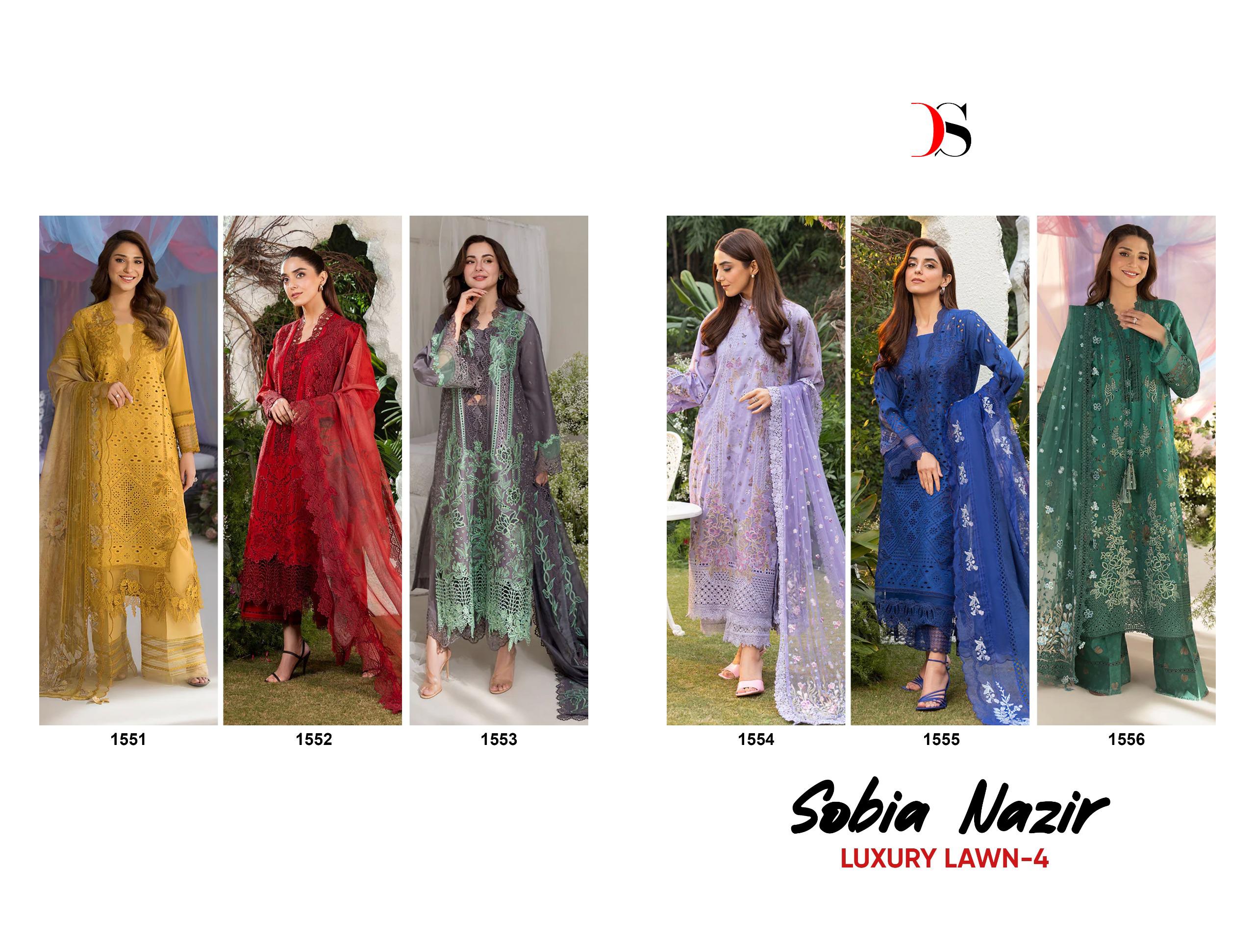 Deepsy Sobia Nazir Lawn Vol 4 Cotton Embroidery Pakistani Salwar Kameez