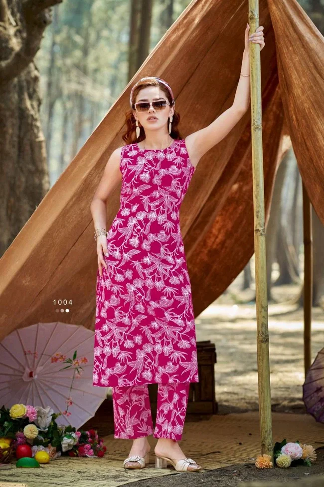 Ossm Summer Threads Vol 2 Cotton Printed Co Ord Set Collection