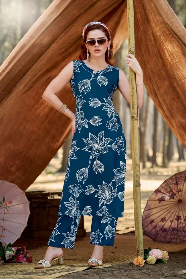 Ossm Summer Threads Vol 2 Cotton Printed Co Ord Set Collection