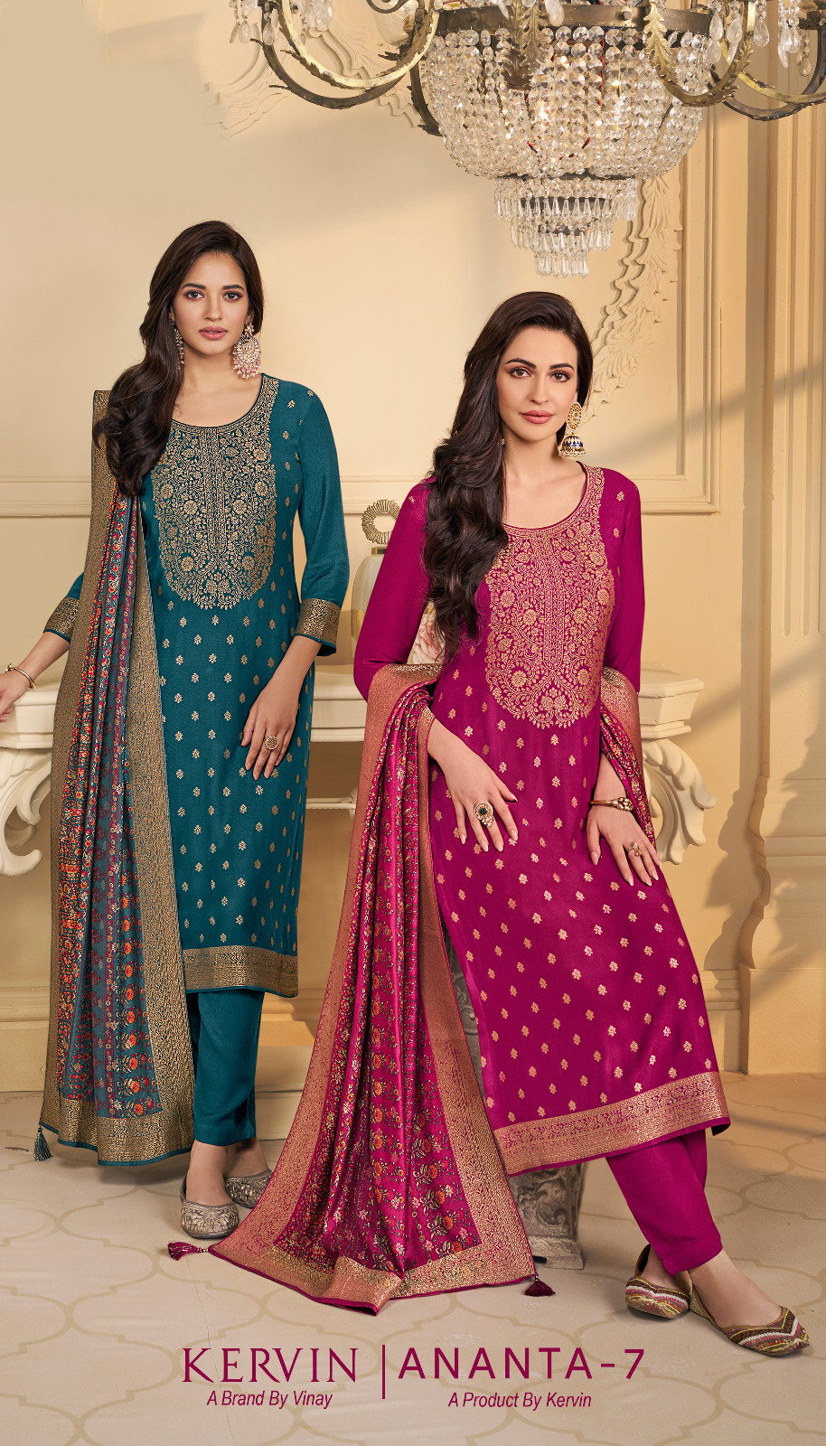 Vinay Kervin Anata Vol 7 Viscose Pashmina Printed Salwar Kameez