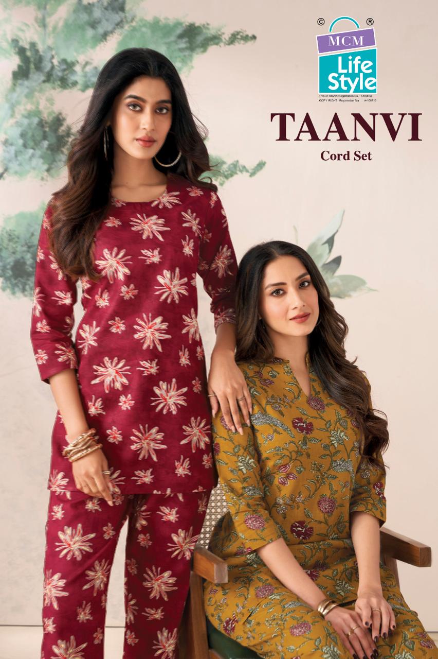 Mcm Taanvi Vol 1 Cotton Printed Fancy Co Ord Set Collection