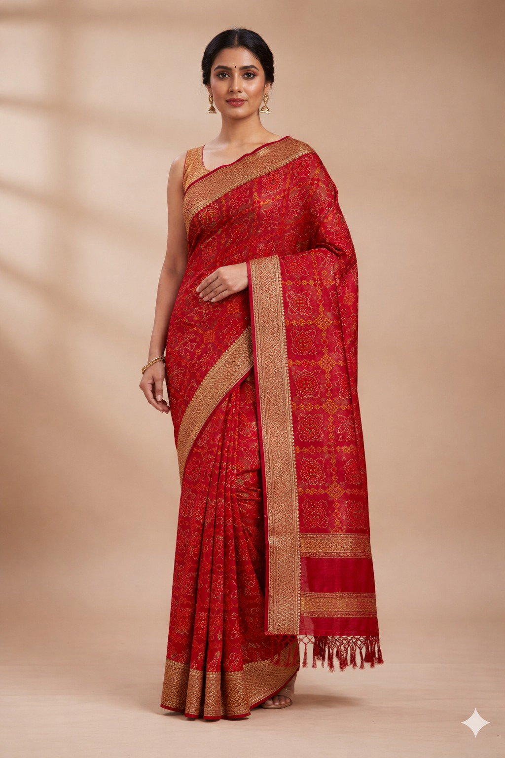 Dhurandhar Georgette Vol 2 Bandhani Printed Fancy Saree Collection