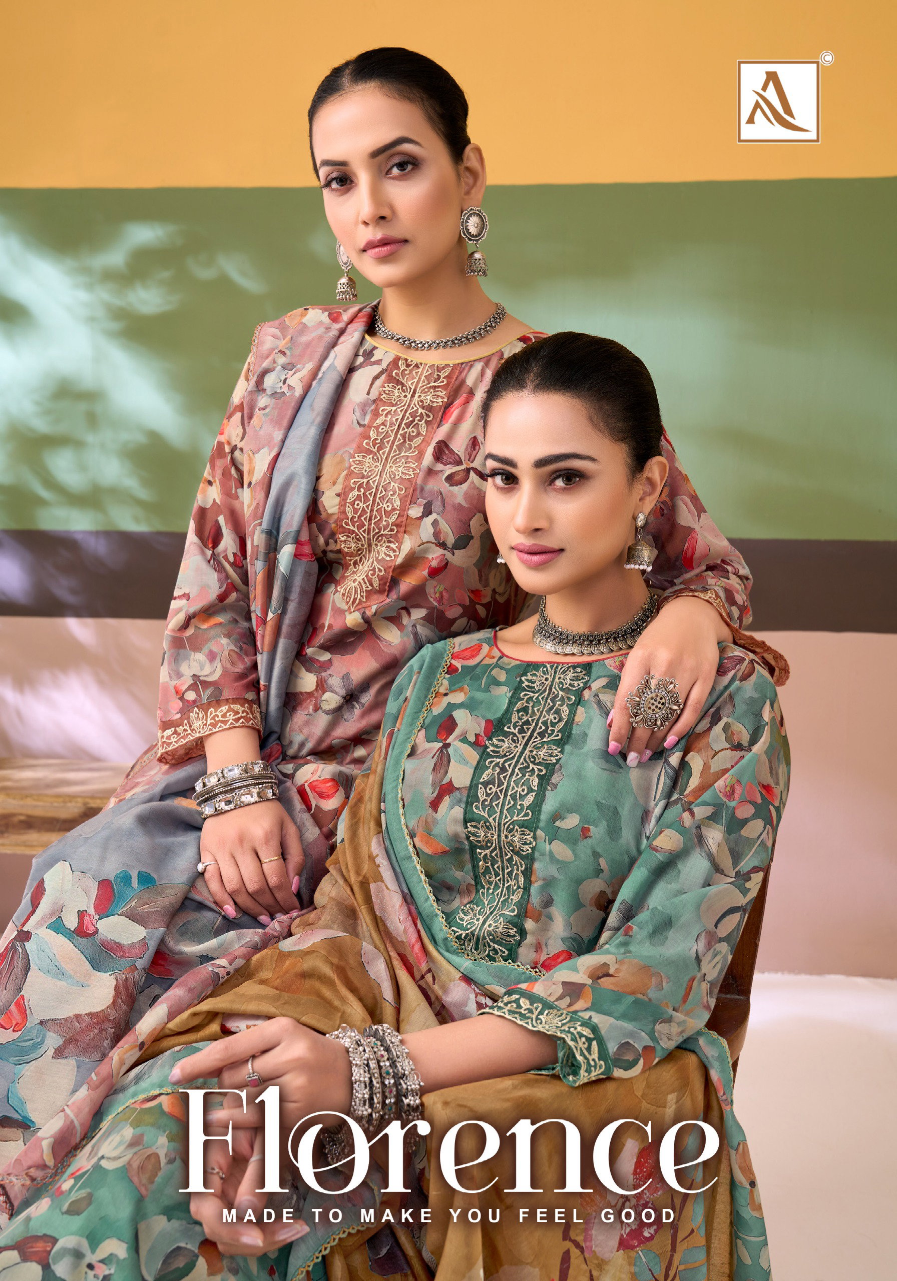 Alok Florence Cotton Digital Printed Dress Material Collection