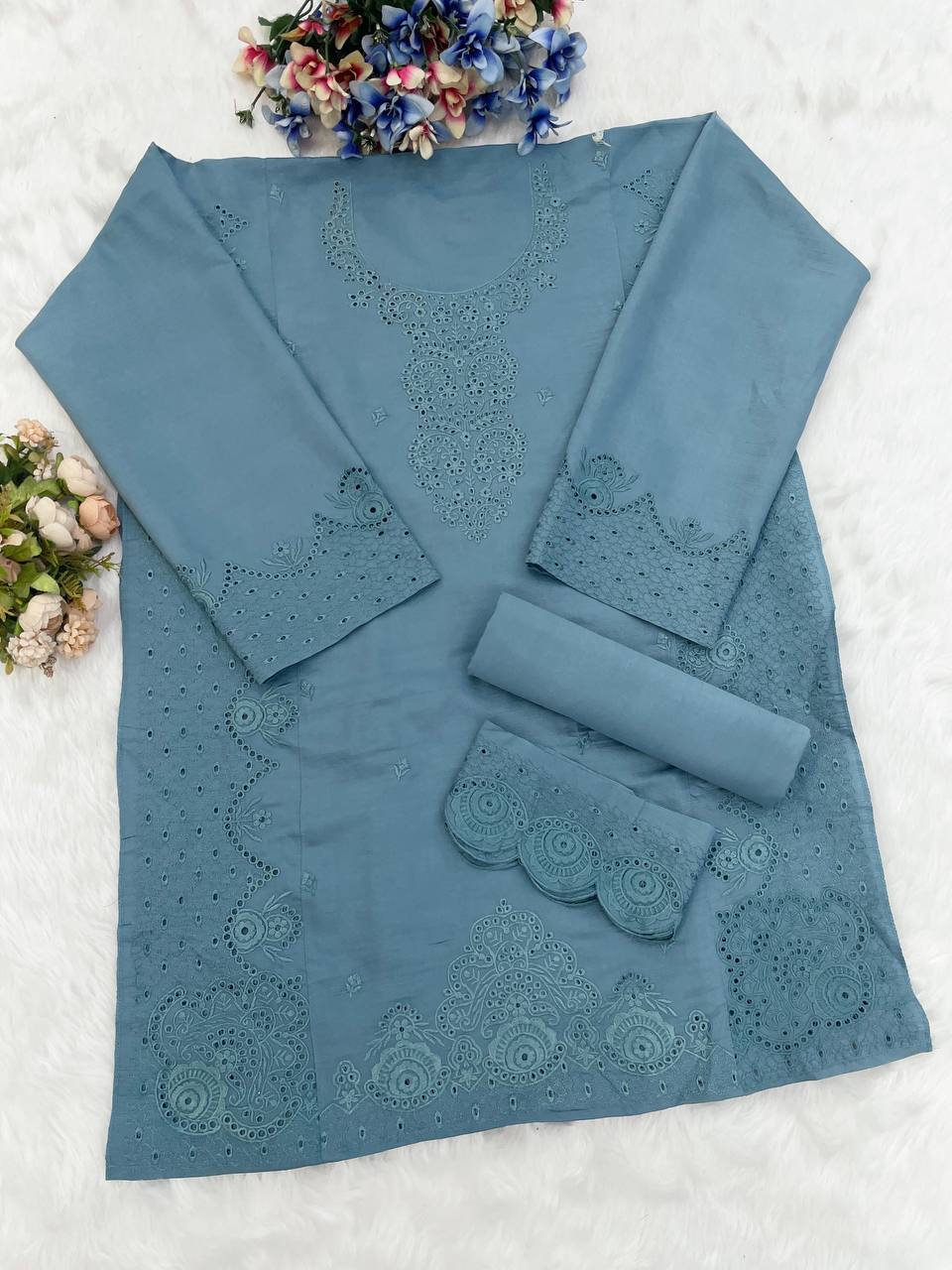 Sitarah 909 Heavy PV Cotton Pakistani Dress Collection