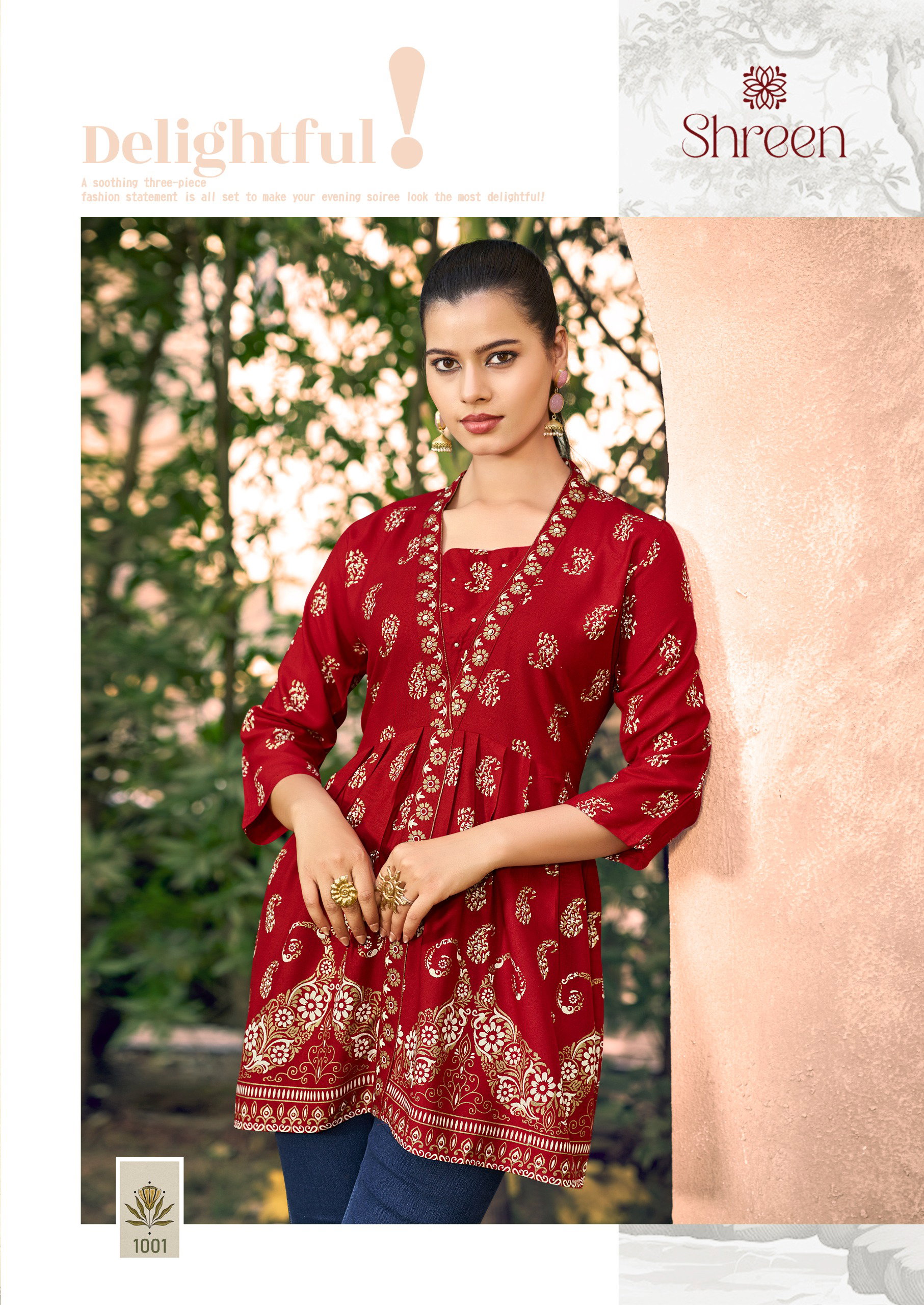 Shreen Kurti Vol 1 Rayon Print Short Top Collection 