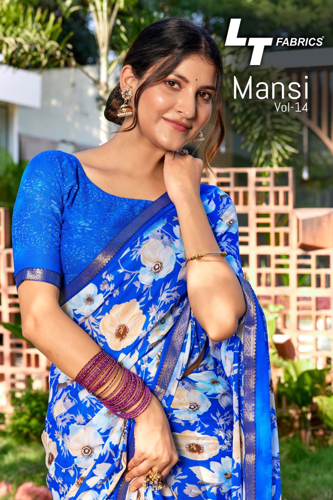 Lt Mansi Vol 14 Micro Renial Casual Wear Saree Collection