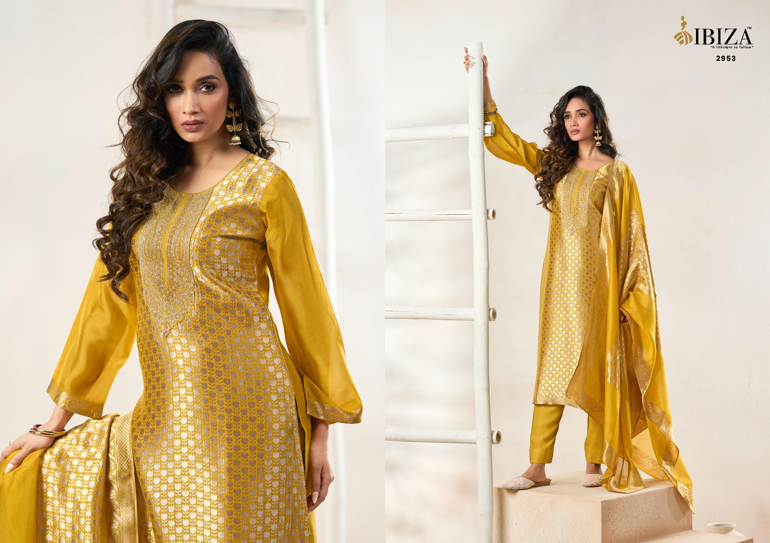 Ibiza Mahima Vol 2 Banglory Silk With Embroidery Work Salwar Kameez