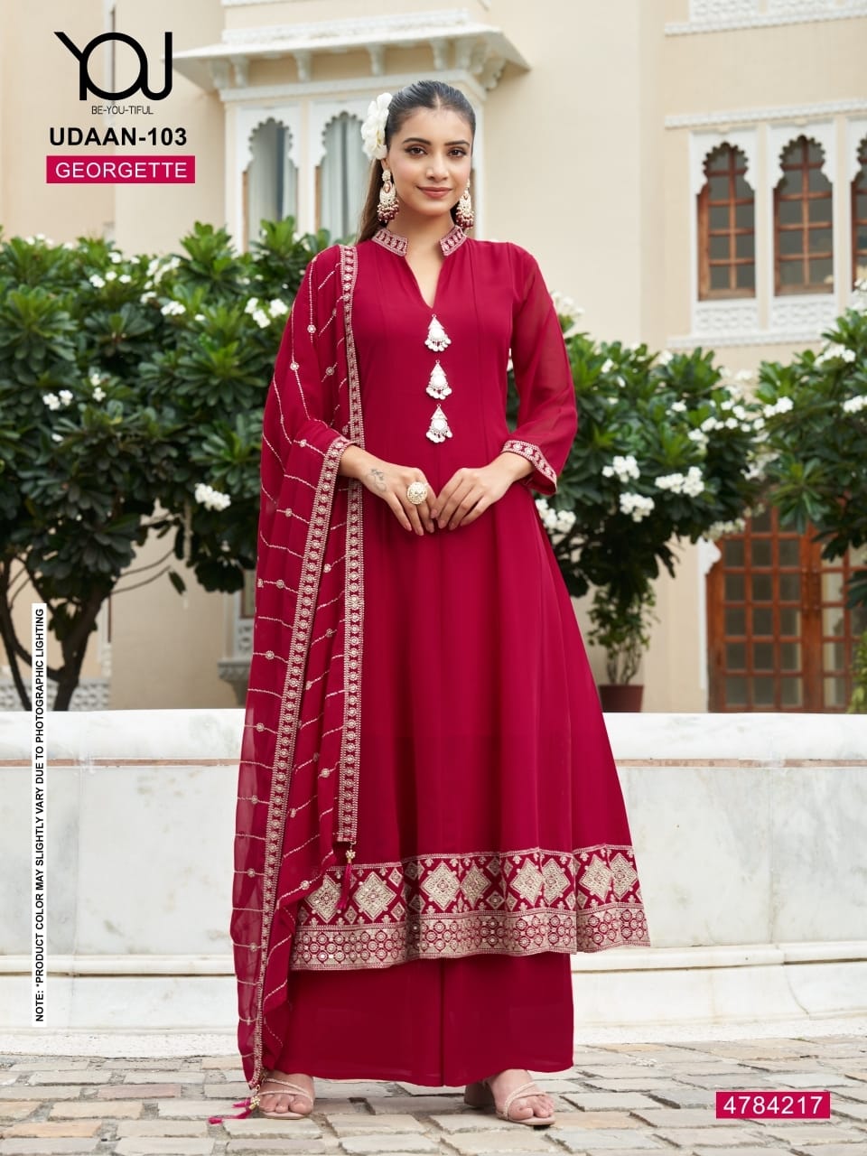 Uddan You Georgette Embroidered Designer Salwar Suit Collection