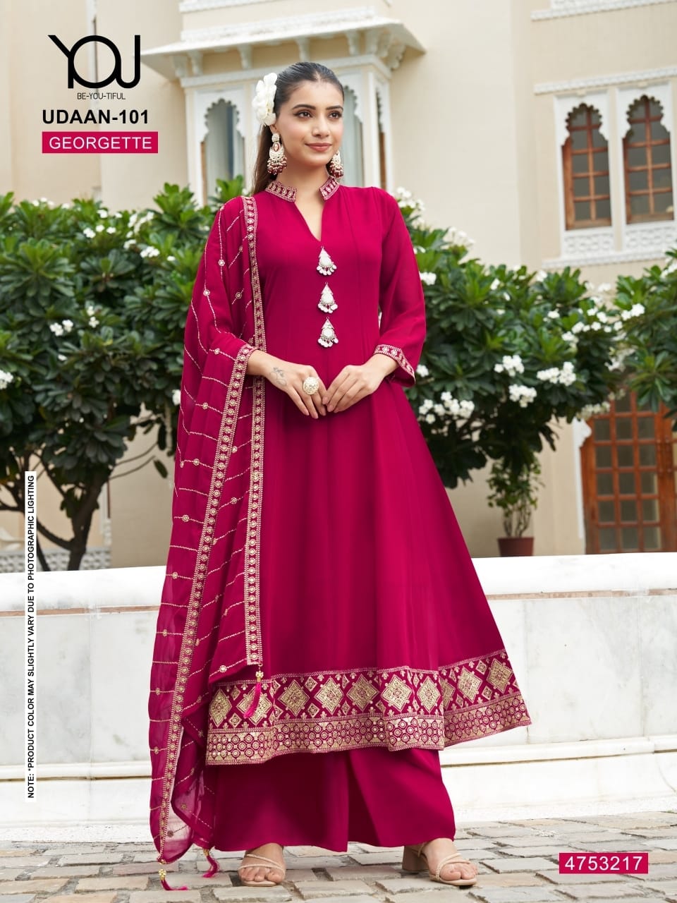 Uddan You Georgette Embroidered Designer Salwar Suit Collection