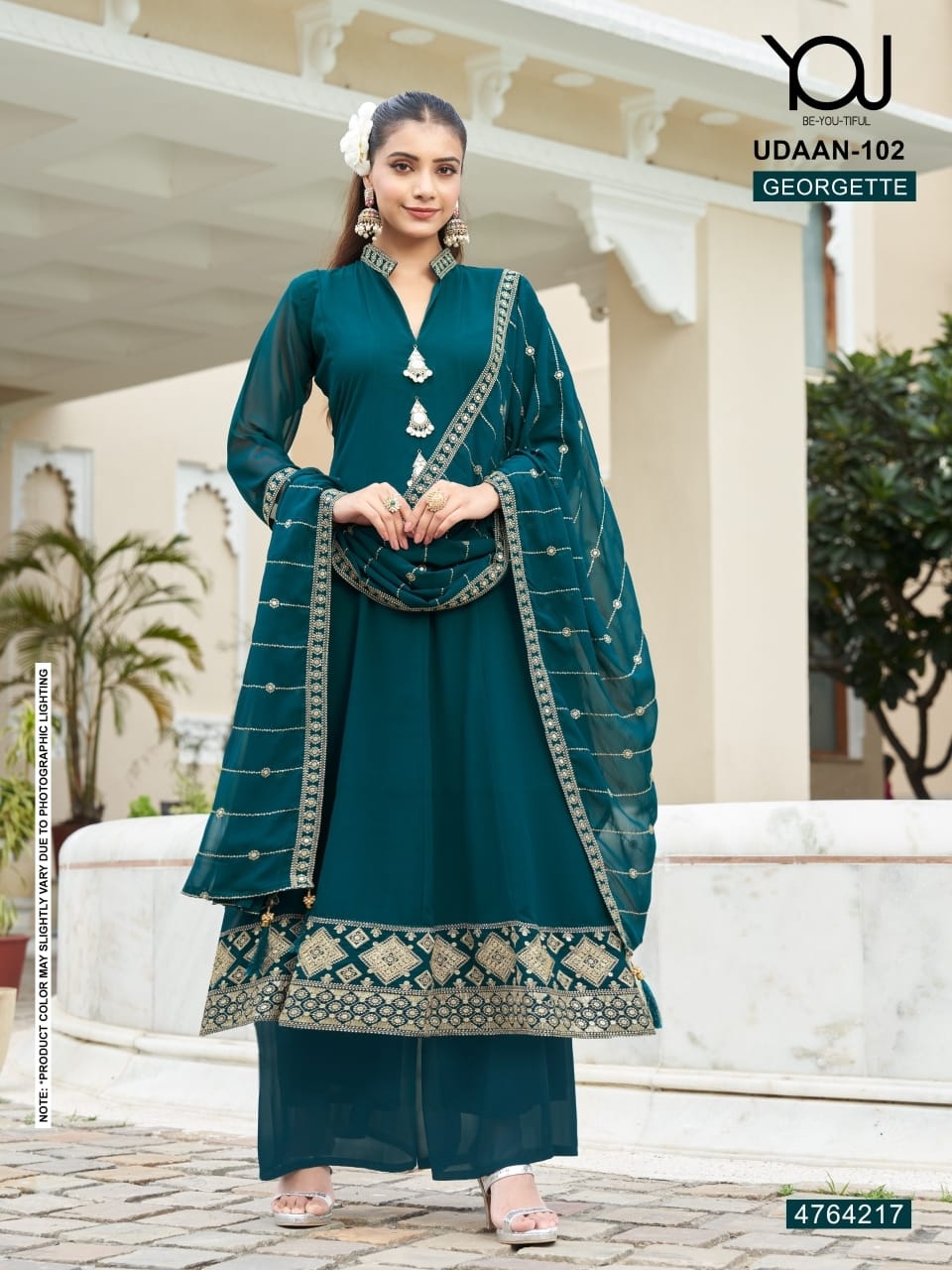 Uddan You Georgette Embroidered Designer Salwar Suit Collection