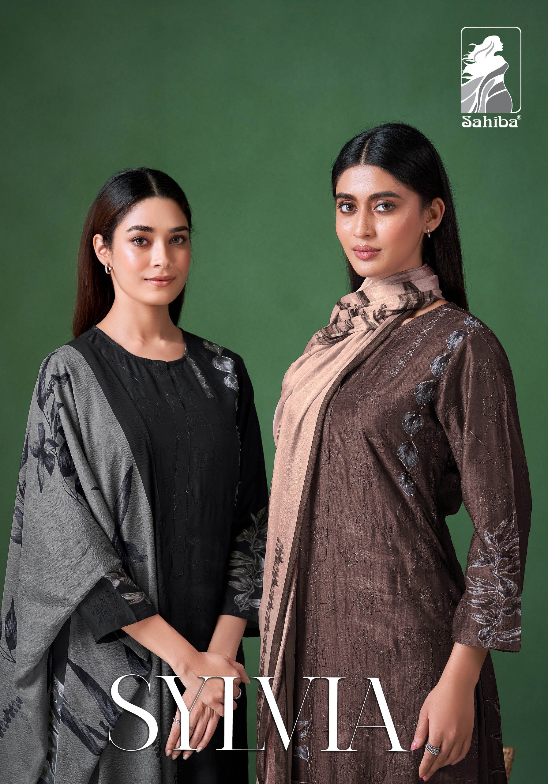 Sahiba Sylvia Muslin Silk Embroidery Work Salwar Kameez Collection