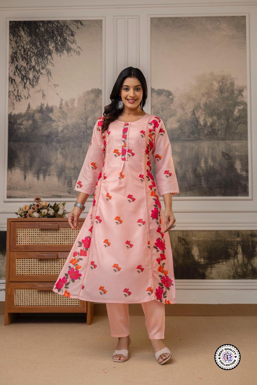 Lekha KL 4089 Cotton Printed Kurti Bottom With Dupatta