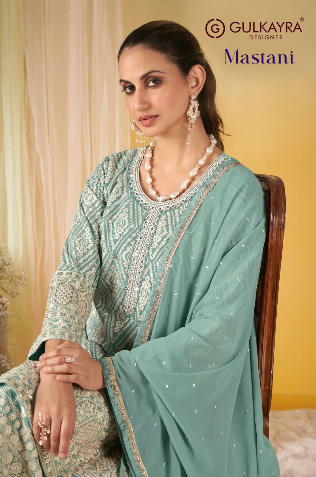 Gulkayra Mastani Georgette With Embroidery Work Salwar Kameez