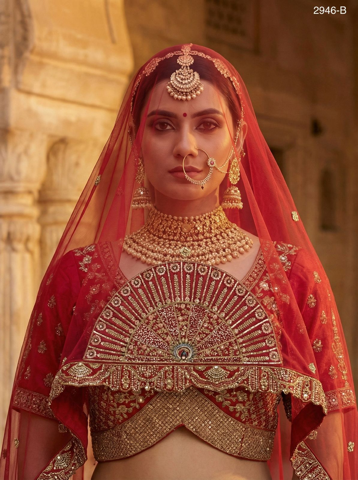 Anjani 2946 Bridal Lehenga Choli with Bridal Dupatta Collection 