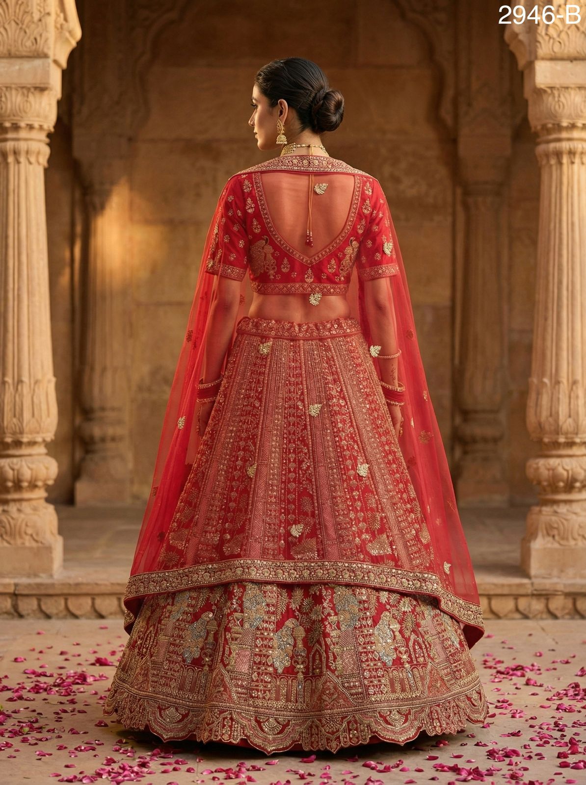 Anjani 2946 Bridal Lehenga Choli with Bridal Dupatta Collection 