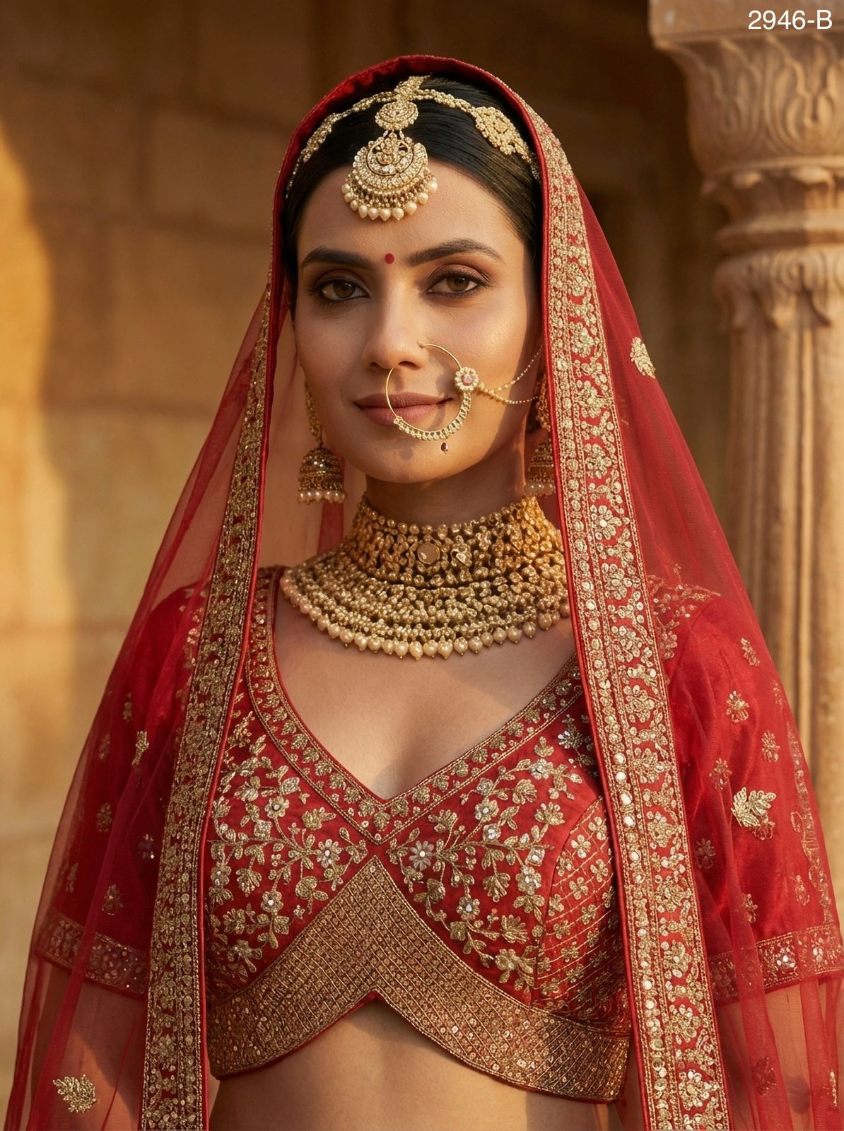 Anjani 2946 Bridal Lehenga Choli with Bridal Dupatta Collection 