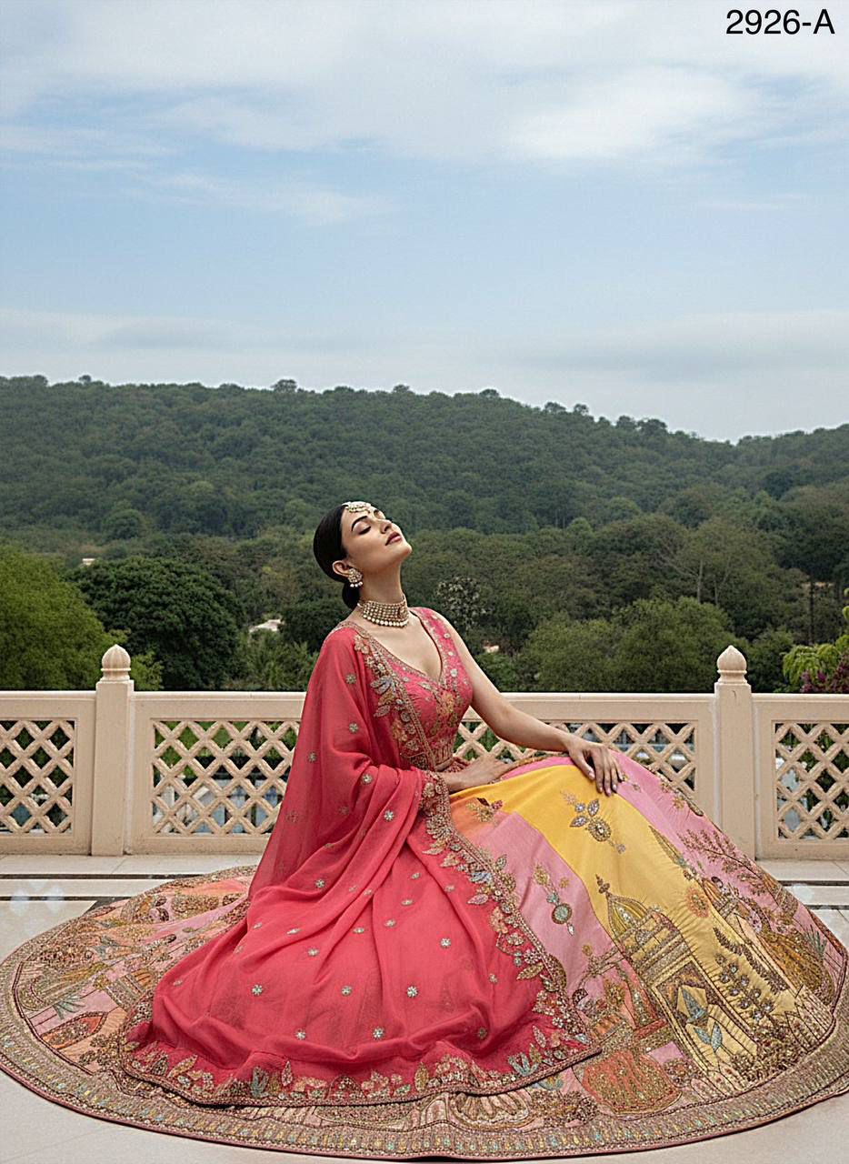 Anjani 2926 Crafted Embroidered Patch Work Lehenga Choli Collection 