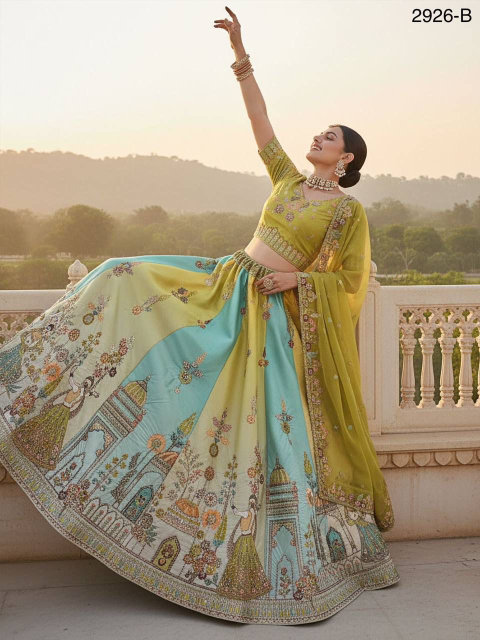 Anjani 2926 Crafted Embroidered Patch Work Lehenga Choli Collection 