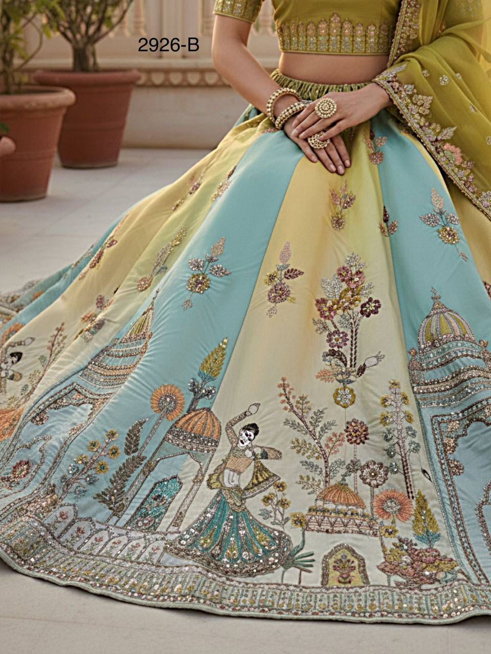 Anjani 2926 Crafted Embroidered Patch Work Lehenga Choli Collection 