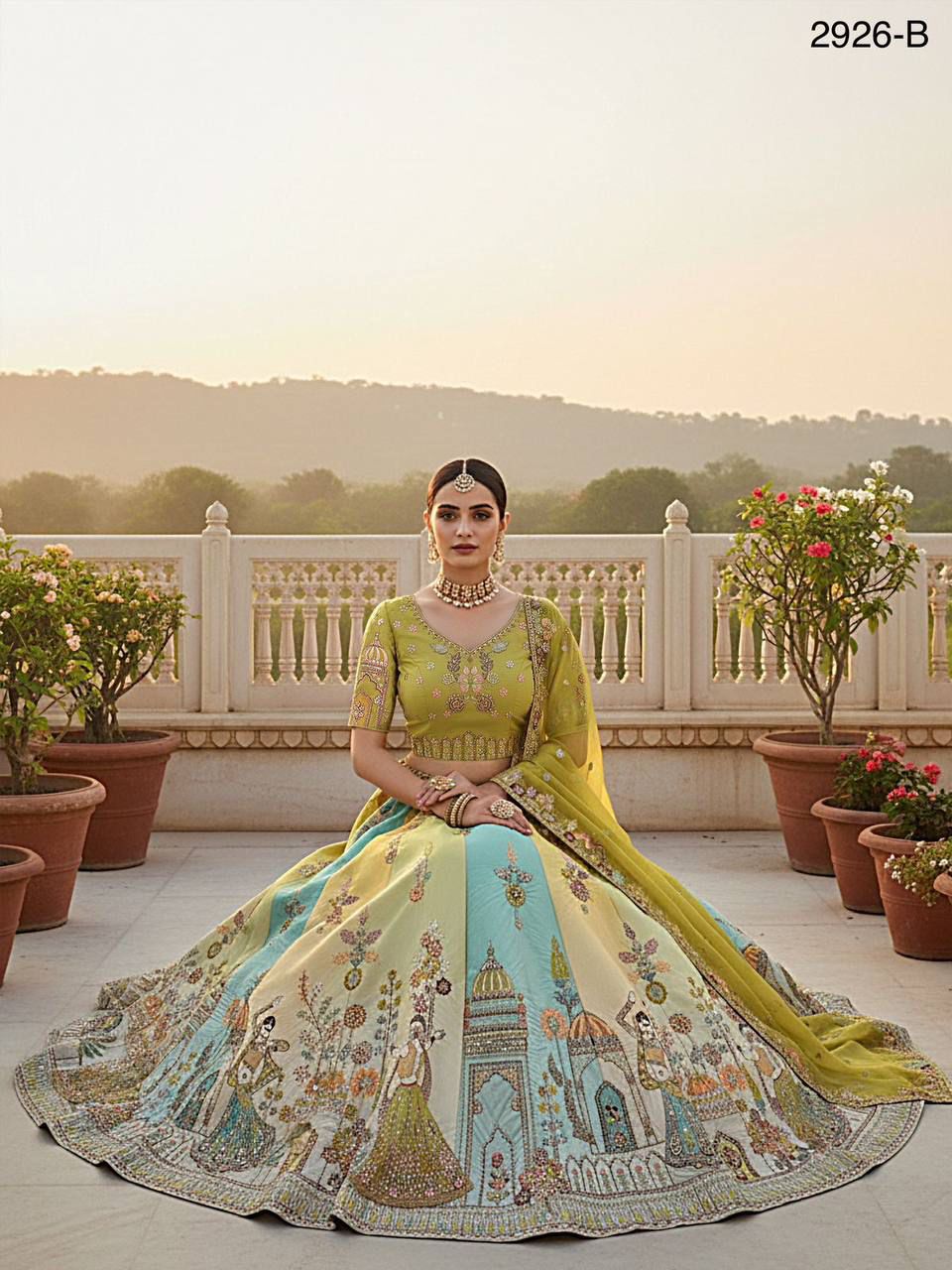 Anjani 2926 Crafted Embroidered Patch Work Lehenga Choli Collection 