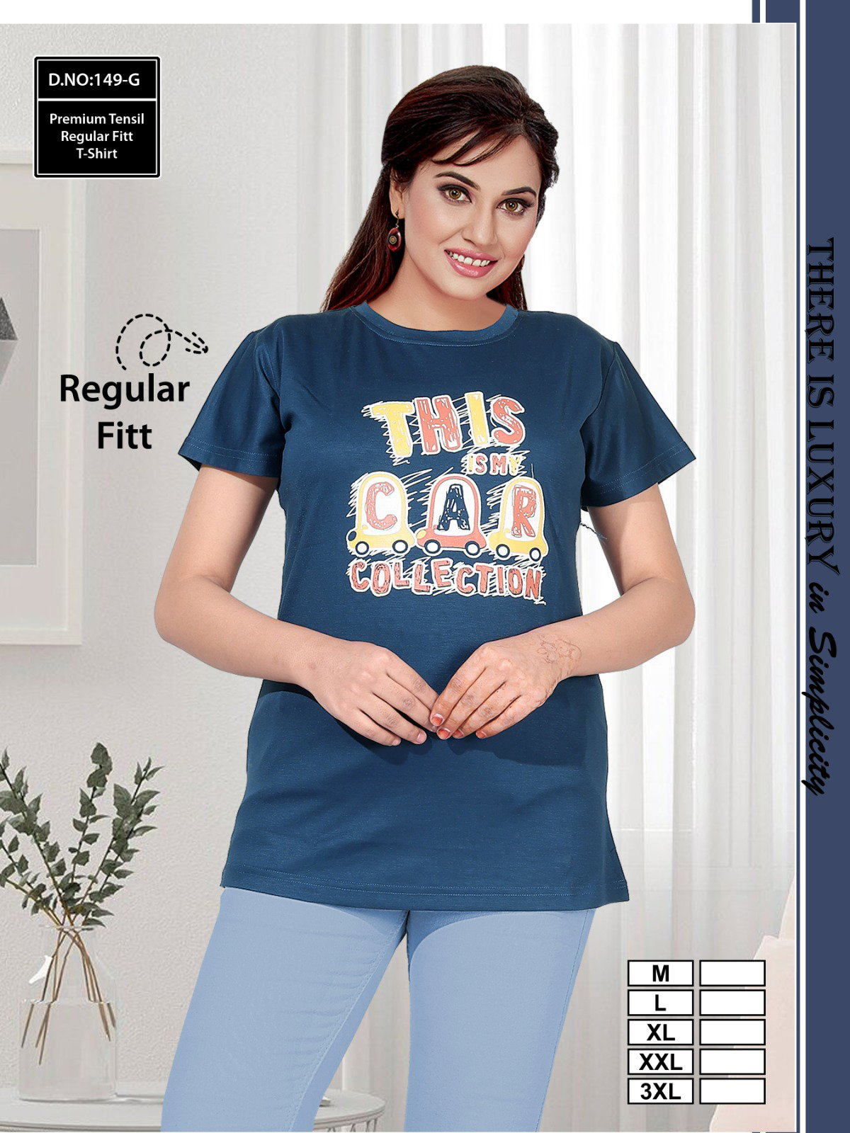 Summer Special 149 G Heavy Tencil Fitt Plain T shirt With Pocket
