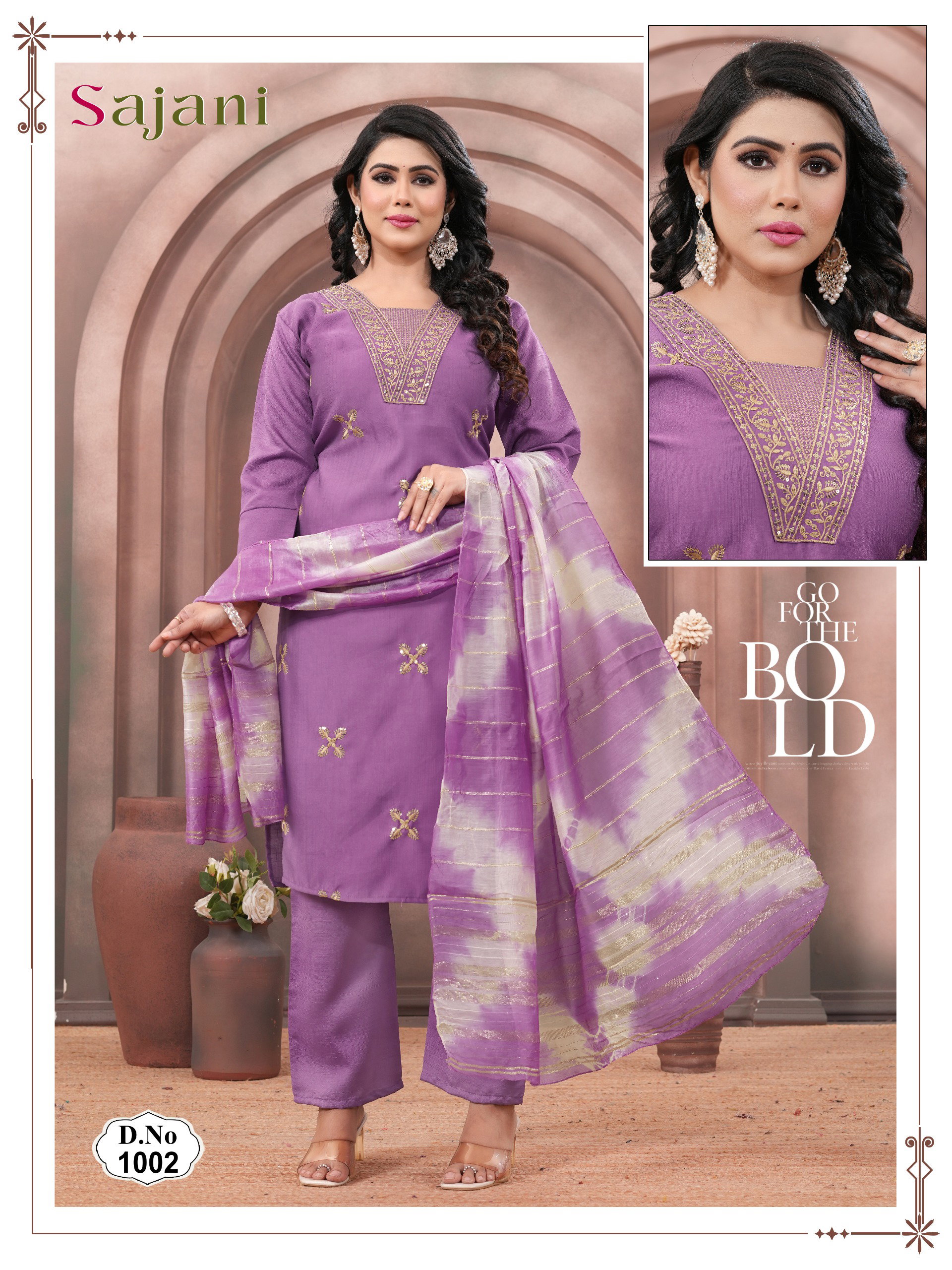 Beauty Sajani Vertican Plain Sequence Embroidery work Kurtis Collection
