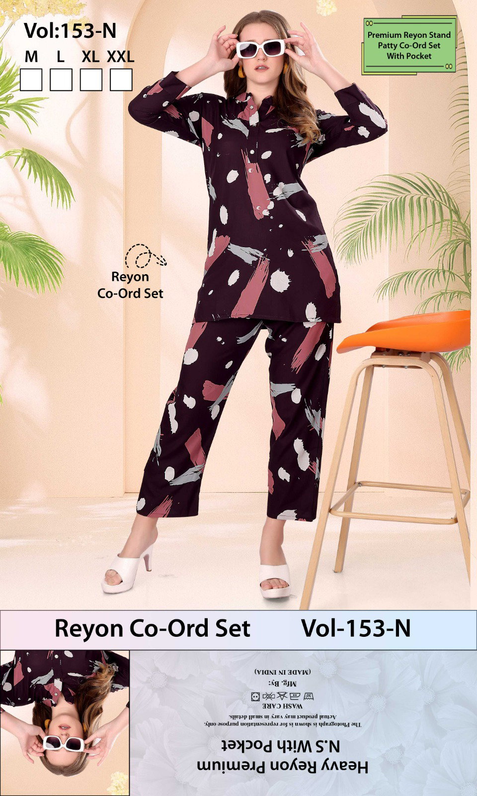 Summer Special 153 N Heavy Rayon 22kg Printed Night Suit