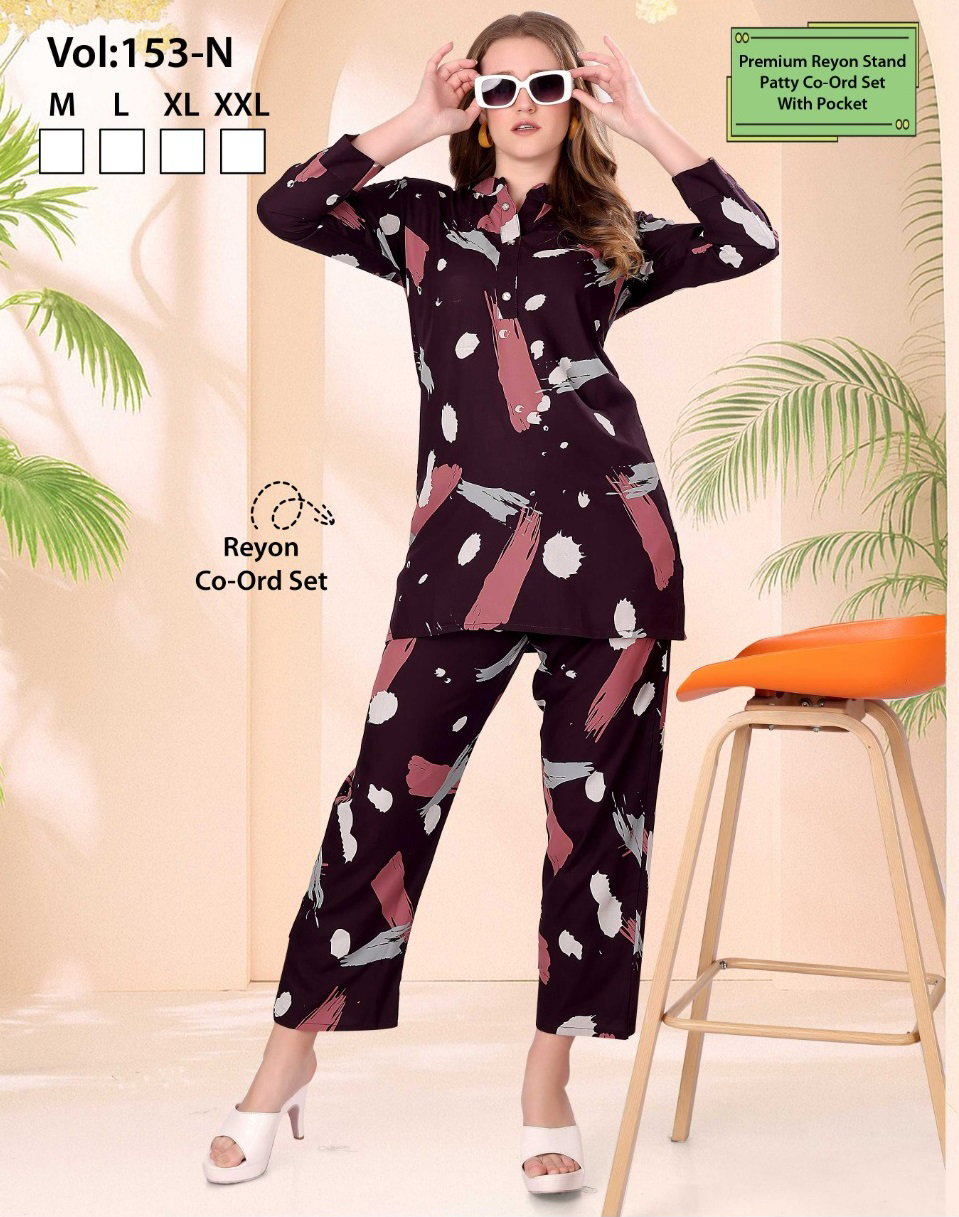 Summer Special 153 N Heavy Rayon 22kg Printed Night Suit