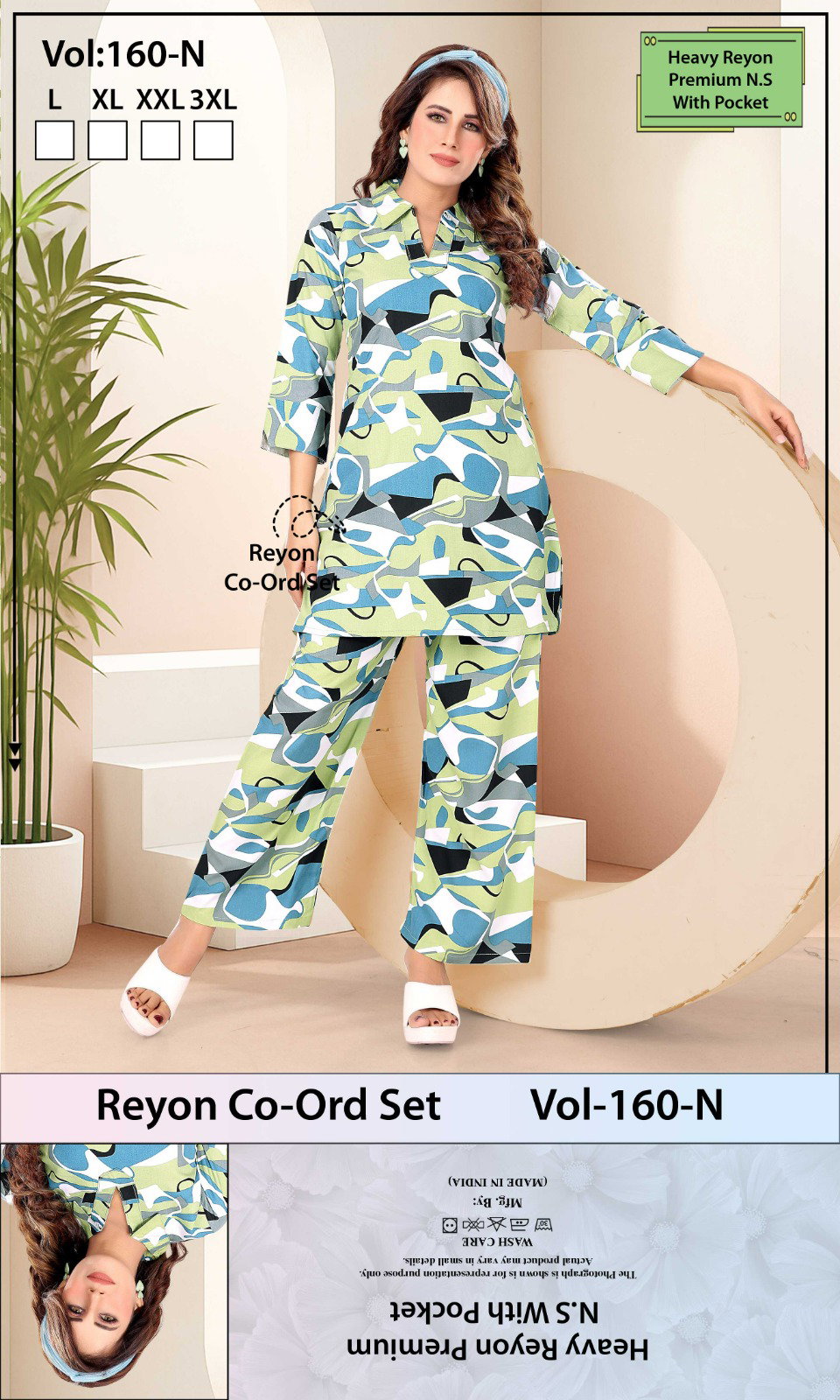 Summer Special 160 N Heavy Rayon 22KG Print Night Suit With Pocket