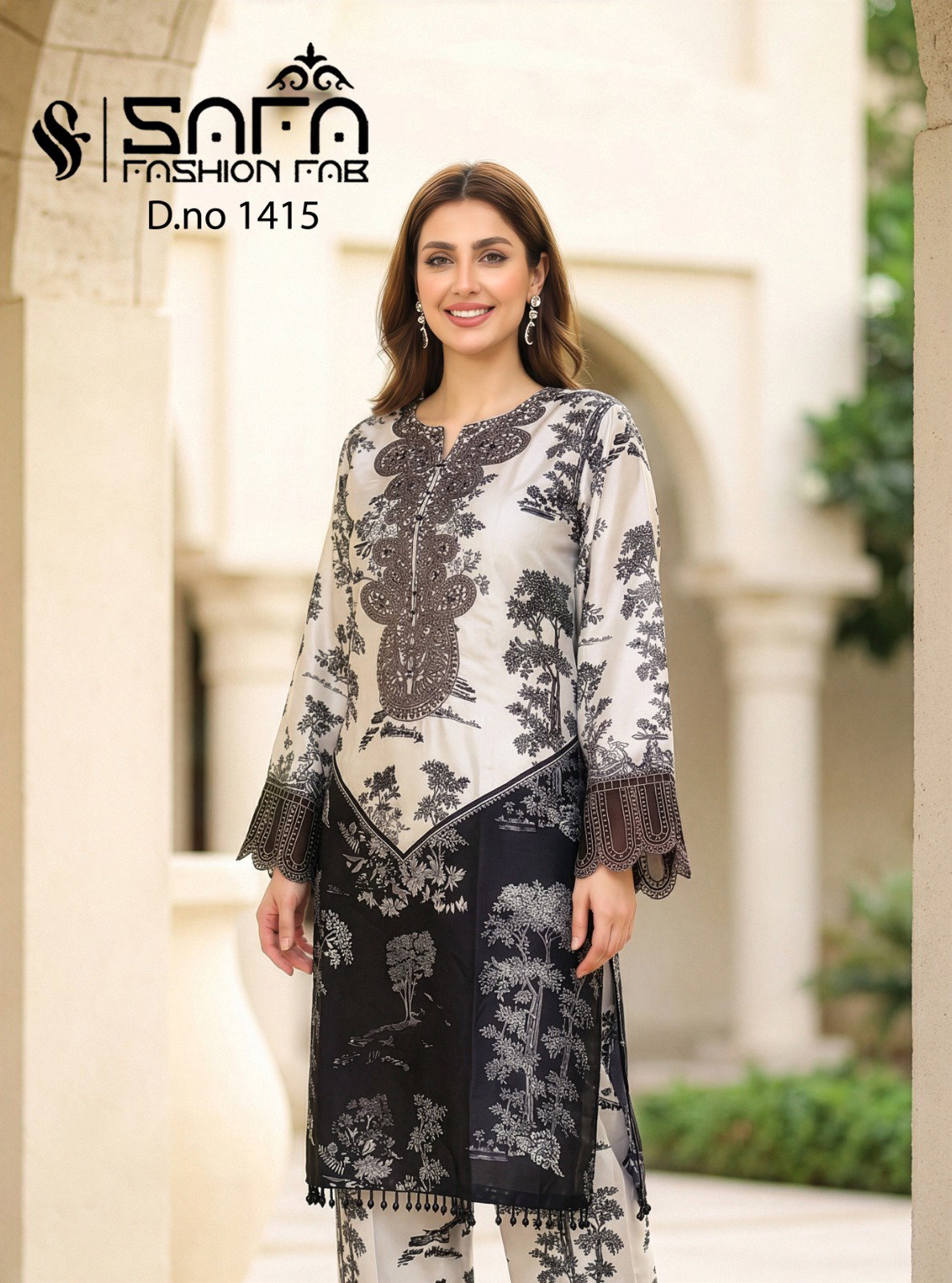 Safa Fashion Fab 1415 Luxury Pret Formal Wear Pakistani Suit Collection