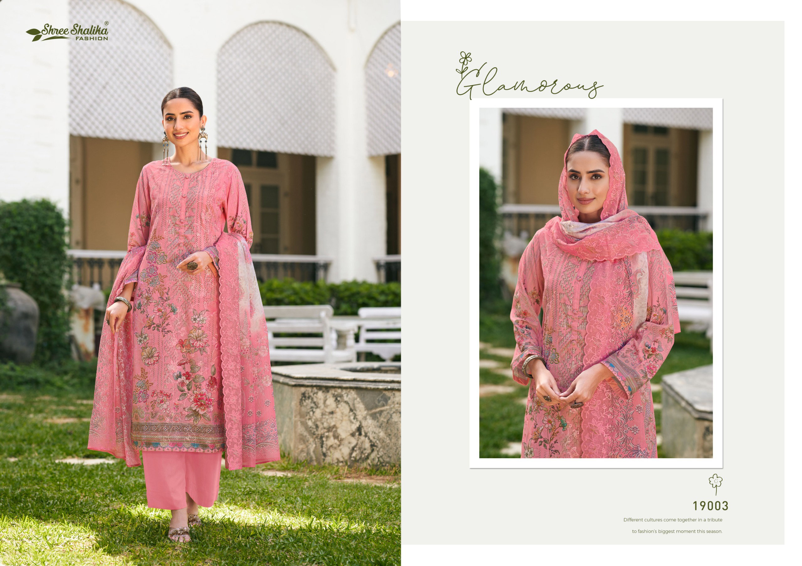 Shree Shalika Mahjabeen Vol 19 Lawn Cotton Digital Printed Dress Material
