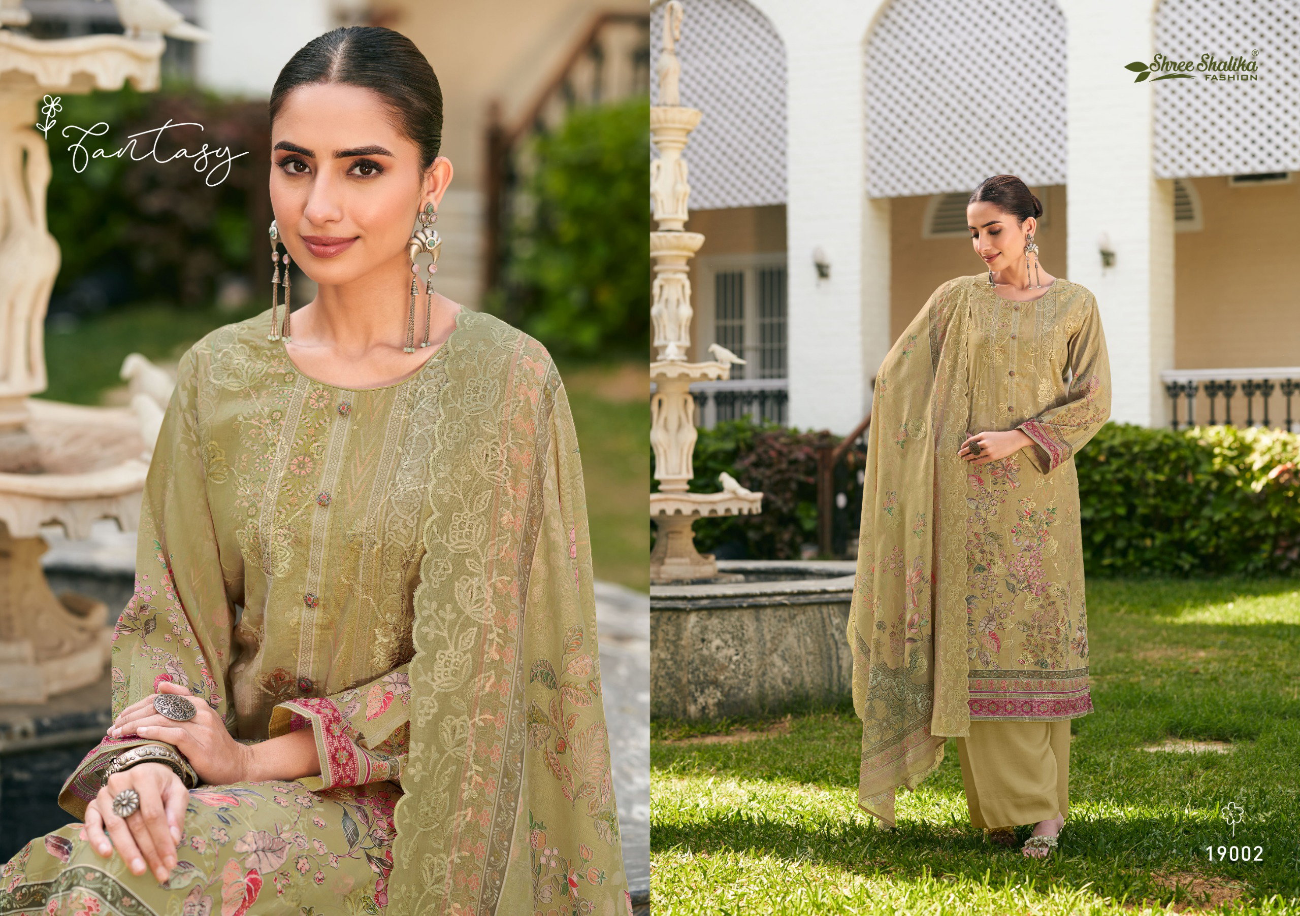 Shree Shalika Mahjabeen Vol 19 Lawn Cotton Digital Printed Dress Material