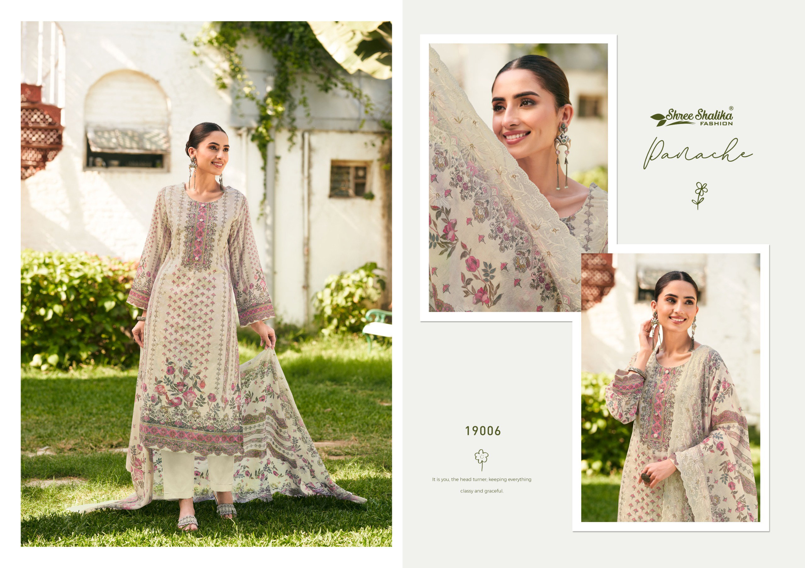 Shree Shalika Mahjabeen Vol 19 Lawn Cotton Digital Printed Dress Material