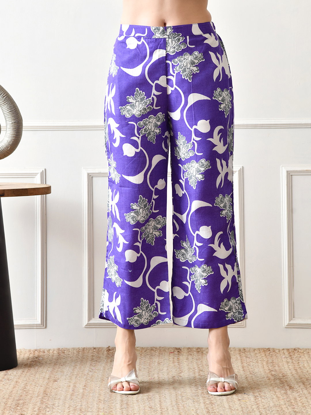 Hr C 115 Poly Cotton Printed Western Wear Co Ord Set