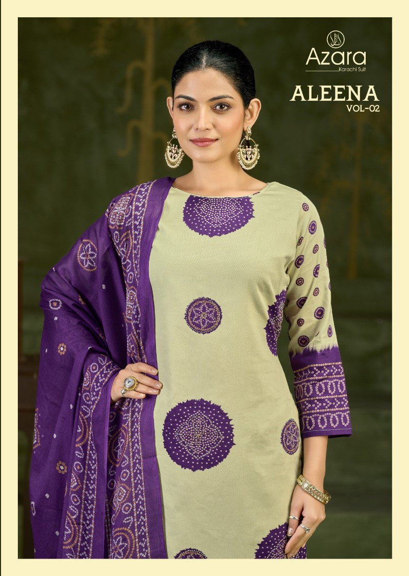 Radhika Azara Aleena Vol 2 Jam Cotton Printed With Work Dress Material