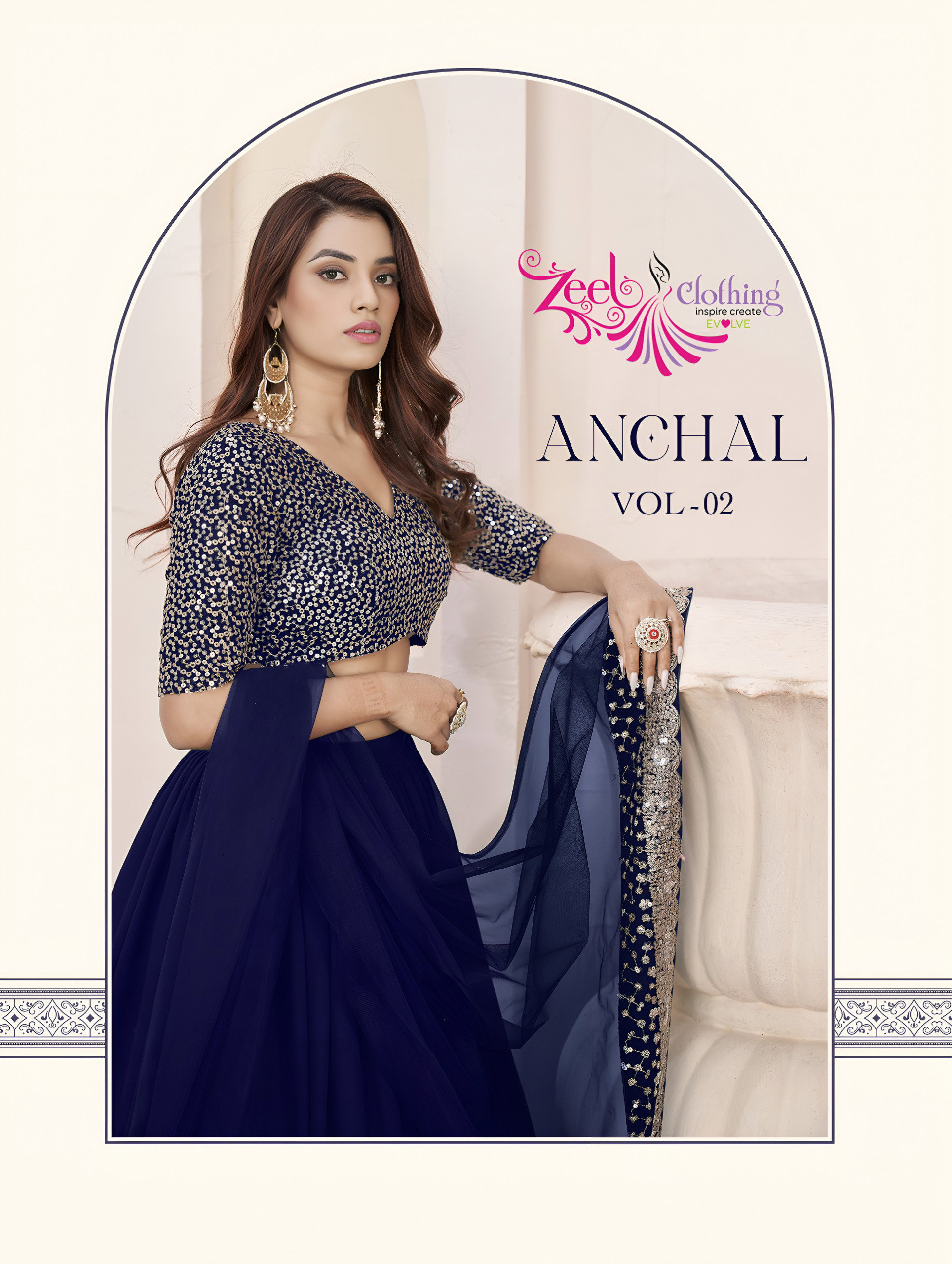 Zeel Anchal Vol 2 Georgette With Sequence Work Lehenga Choli Collection
