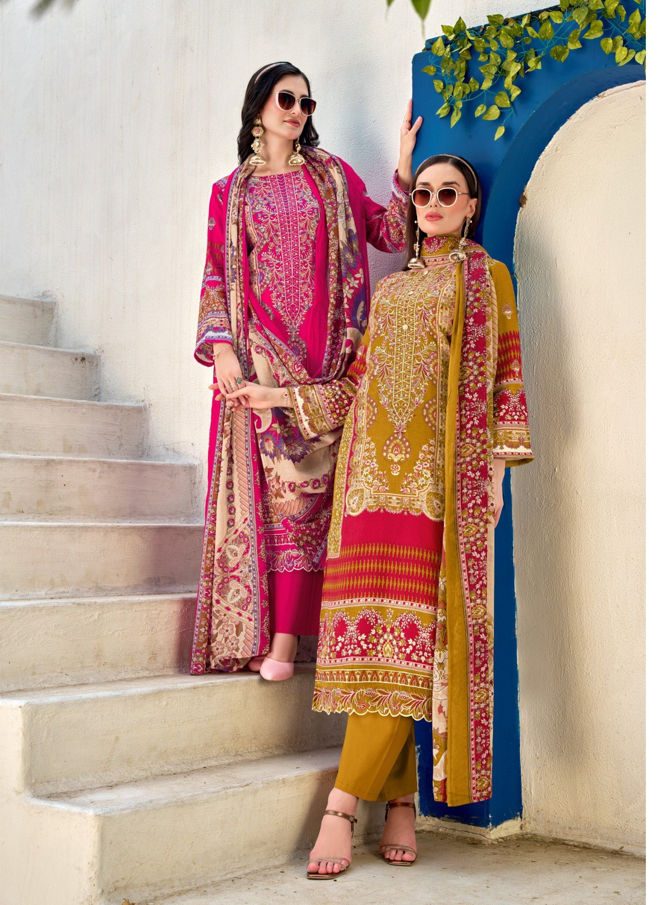 Pakiza Farmaish Vol 5 Jam Satin Printed Embroidery Dress Material Collection