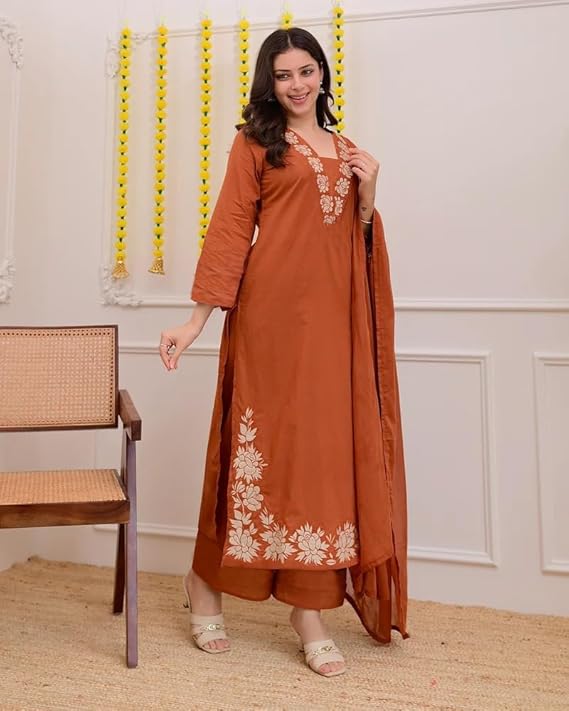 Dhruvi 397 Viscose Stylish Wear Kurti Pant And Dupatta Collection